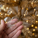 Coração extra para árvore de natal personalizada