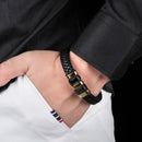 Bracelete Masculino Herói da família - Personalizável com nomes