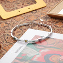 Pulseira de prata personalizável - Com Nomes gravados a Laser