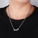 Colar masculino personalizado Personalizável - Presente de natal perfeito