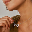 Colar Coração de mãe Personalizável - Grave o nome da sua família