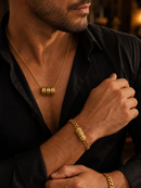 Conjunto Colar e Pulseira Meu Legado com nomes personalizados.
