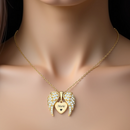 Colar Anjo da guarda Personalizado com nome