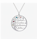 Colar Árvore da vida personalizável - Grave o nome da sua família