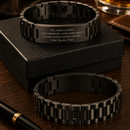 Pulseira Pai de Ouro Personalizável com Frase - Grave uma frase especial
