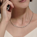 Colar Aliança Eterna com nomes Personalizados  - Grave o nome da sua família - Frete Grátis