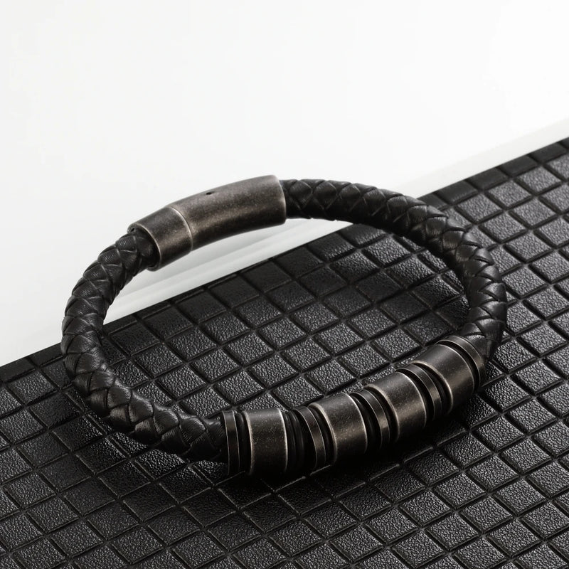 Pulseira Masculina com os nomes da família - Personalizada