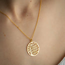 Colar Árvore da vida personalizável - Grave o nome da sua família