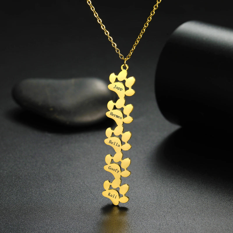 Colar Pegadas Personalizadas – Seu Melhor Amigo Para Sempre