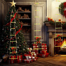 Papai noel escalador iluminado