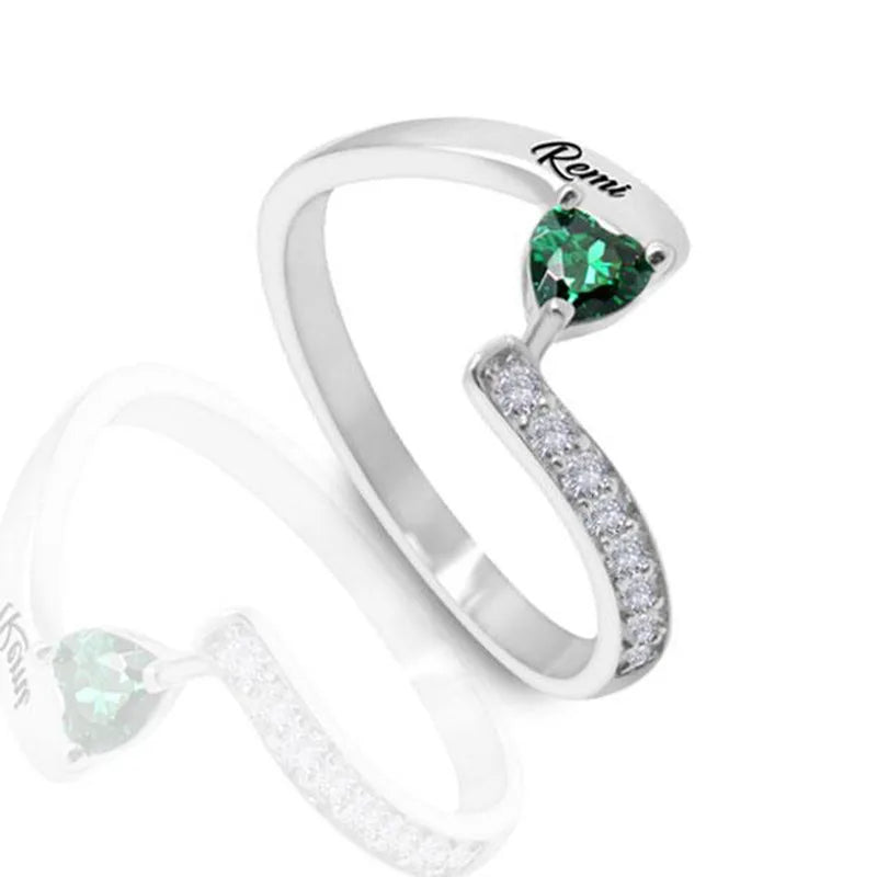 Anel Corações da Família – Personalize com os nomes de quem você mais ama