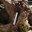 Colar de barra de aço inoxidável personalizado para homens - Com nomes gravados a laser