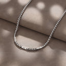 Colar com pingentes personalizados masculino em aço inoxidável - Promoção especial