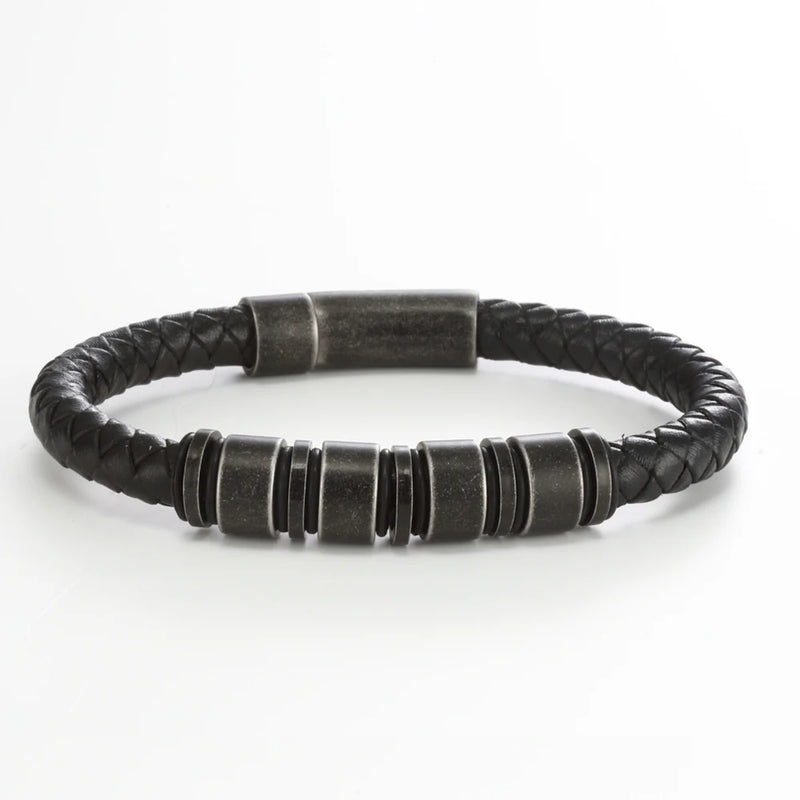 Pulseira Masculina com os nomes da família - Personalizada