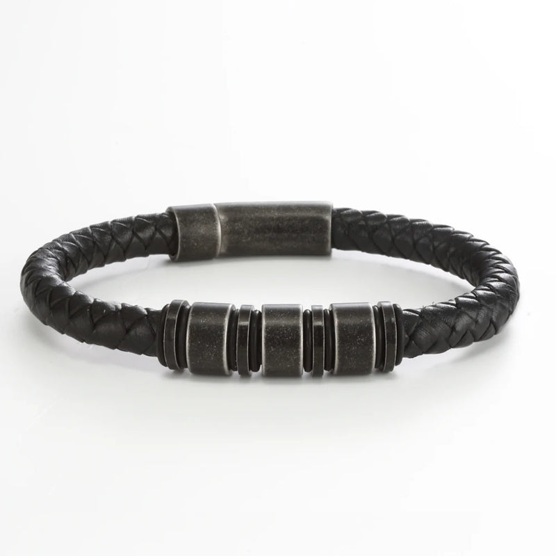 Pulseira Masculina com os nomes da família - Personalizada