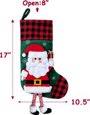 Meia de Natal Personalizável - grave os nomes de sua família