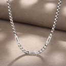 Colar com pingentes personalizados masculino em aço inoxidável - Promoção especial