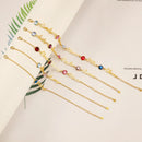 Pulseira personalizável com pedras energéticas - Grave o nome da sua família