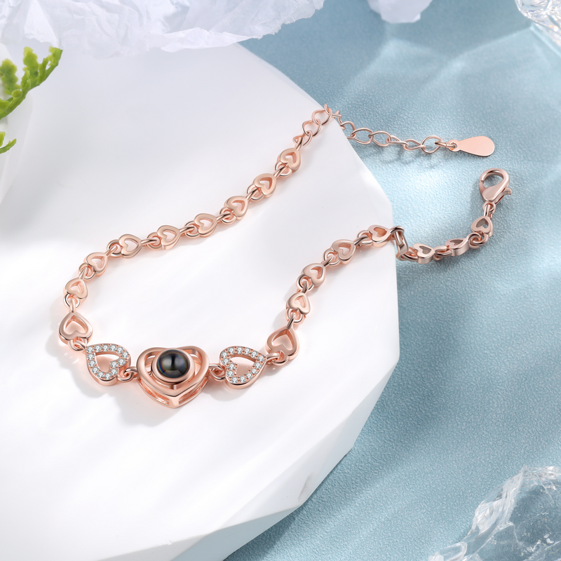 Pulseira com foto projetada