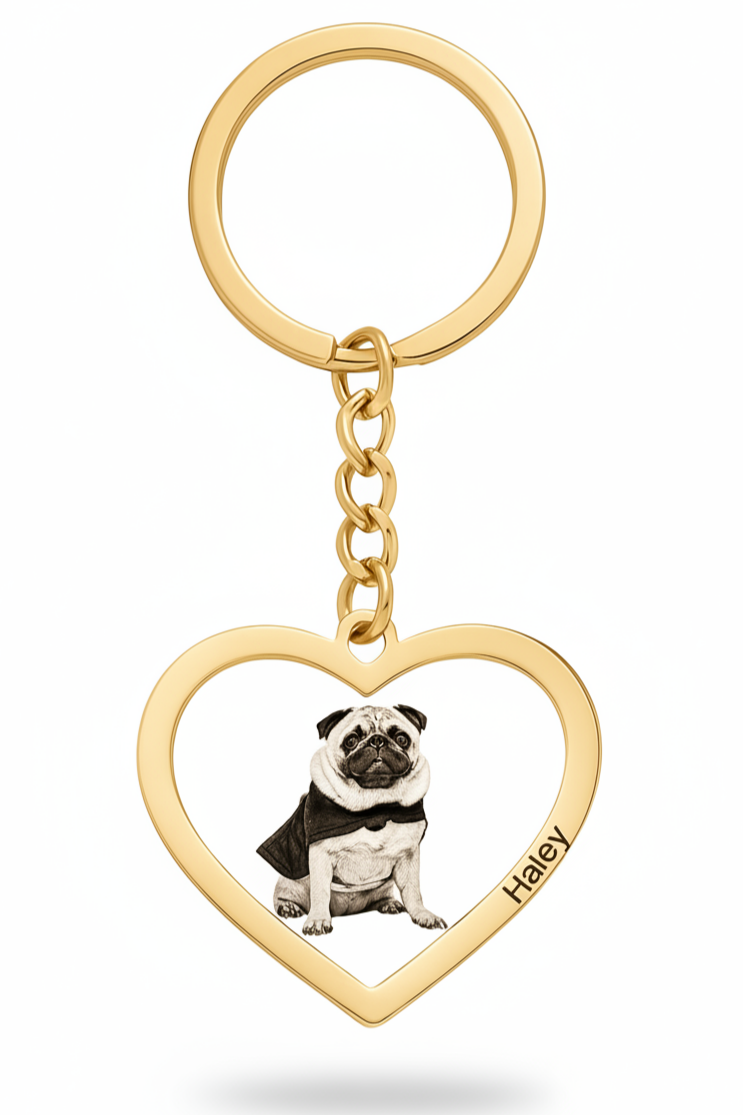 Chaveiro Eterno Pet — Leve Seu Melhor Amigo Sempre com Você 🐾💖 - 30% OFF + Frete Grátis.