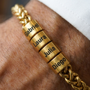 Pulseira Meu Legado Personalizável com nomes - Grave o nome da sua família com 50% OFF + Frete Grátis