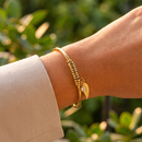 Pulseira Guardiã da Família Personalizável com nomes - Grave o nome da sua família