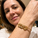 Pulseira Coração de Mãe Personalizável com nomes - Grave o nome da sua família