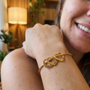 Pulseira Coração de Mãe Personalizável com nomes - Grave o nome da sua família