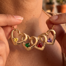 Colar Coração de mãe Personalizável - Grave o nome da sua família