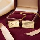 Colar Cartas do amor personalizável - Grave a frase que desejar no pingente