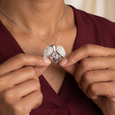 Colar anjo da guarda com personalizado foto  - Grave uma Foto especial