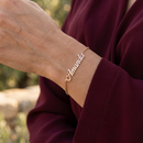 Pulseira com nome personalizada - Em aço inoxidável - Promoção especial!