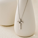 Colar com foto projetada Personalizável - Grave uma foto dentro do colar - em aço inoxidável