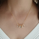 Colar Coração de mãe Personalizável com nomes  | Grave o nome da sua família