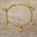 Bracelete personalizável com nome da família - Em aço inoxidável - Nomes gravados a laser