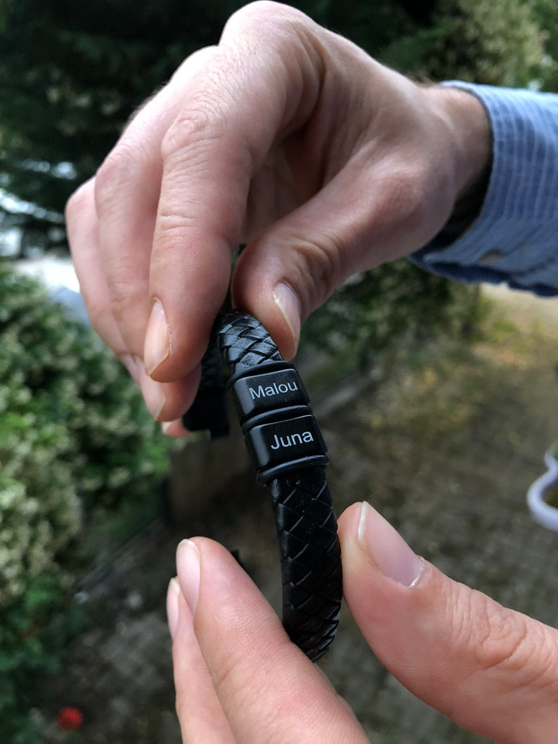 Bracelete Masculino Proteção Eterna - Personalizável com nomes | Oferta Especial 50% OFF + Frete Grátis Somente Hoje!