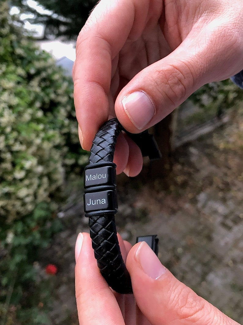 Bracelete Masculino Proteção Eterna - Personalizável com nomes | Oferta Especial 50% OFF + Frete Grátis Somente Hoje!