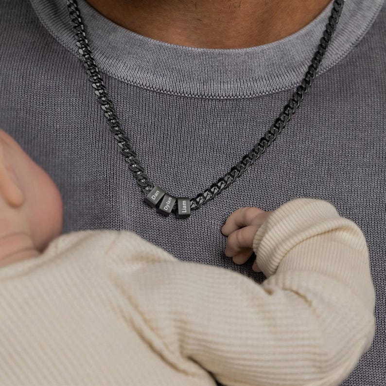 Colar Masculino Força da Família  - Personalizável com nomes - Frete Grátis