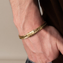 Pulseira  Masculina Personalizável com nomes - Gold Edition