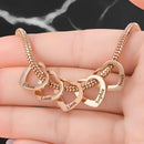 Pulseira Meus Corações personalizável ajustável - Grave o nome da sua família - Oferta especial