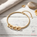 Pulseira Meus Corações personalizável ajustável - Grave o nome da sua família - Oferta especial