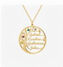 Colar Árvore da vida personalizável - Grave o nome da sua família