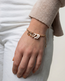 Pulseira Meus Corações personalizável ajustável - Grave o nome da sua família - Oferta especial