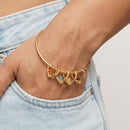 Pulseira Corações da Família – Grave os nomes de quem você ama 💖