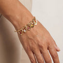 Pulseira Corações da Família – Grave os nomes de quem você ama 💖