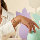 Pulseira asas de anjo personalizada Fechada - Em Aço Inoxidável - Gravação a Laser