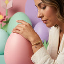 Pulseira asas de anjo personalizada Fechada - Em Aço Inoxidável - Gravação a Laser