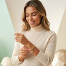 Pulseira asas de anjo personalizada Fechada - Em Aço Inoxidável - Gravação a Laser