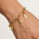 Pulseira amor da família personalizada -Grave o nome da sua família