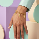 Pulseira amor da família personalizada -Grave o nome da sua família